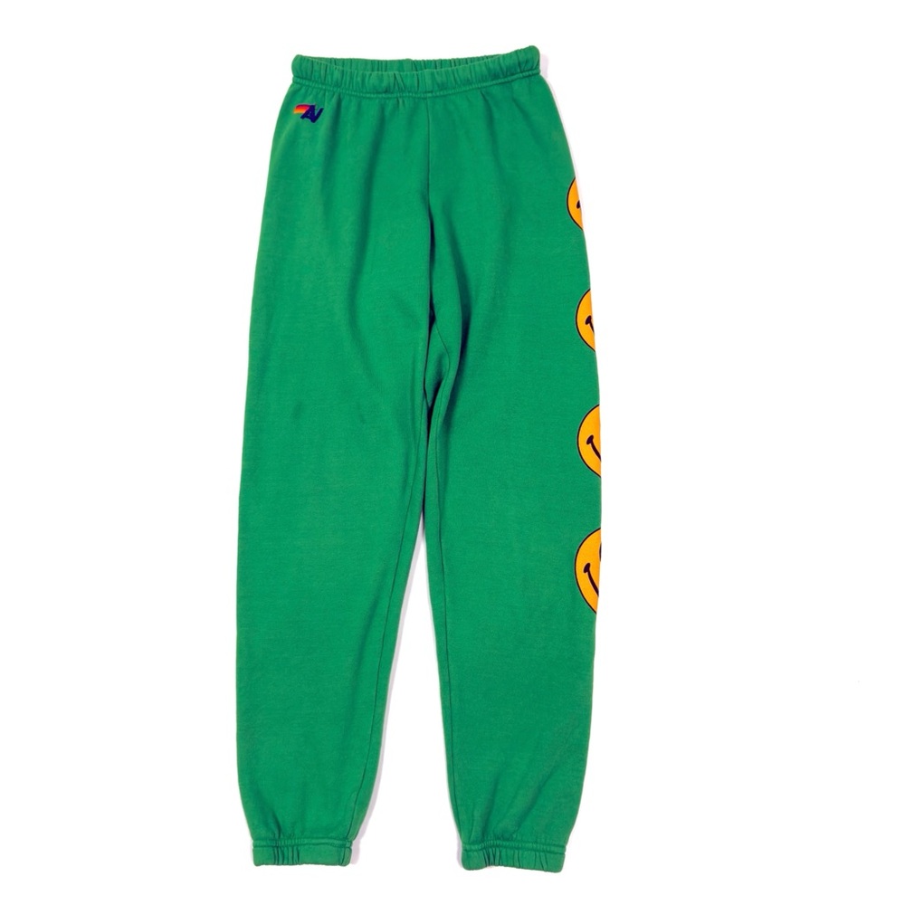 Aviator Nation Smiley Sweatpants Kelly Green Women’s XS